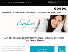 Tablet Screenshot of dentalphobia.com